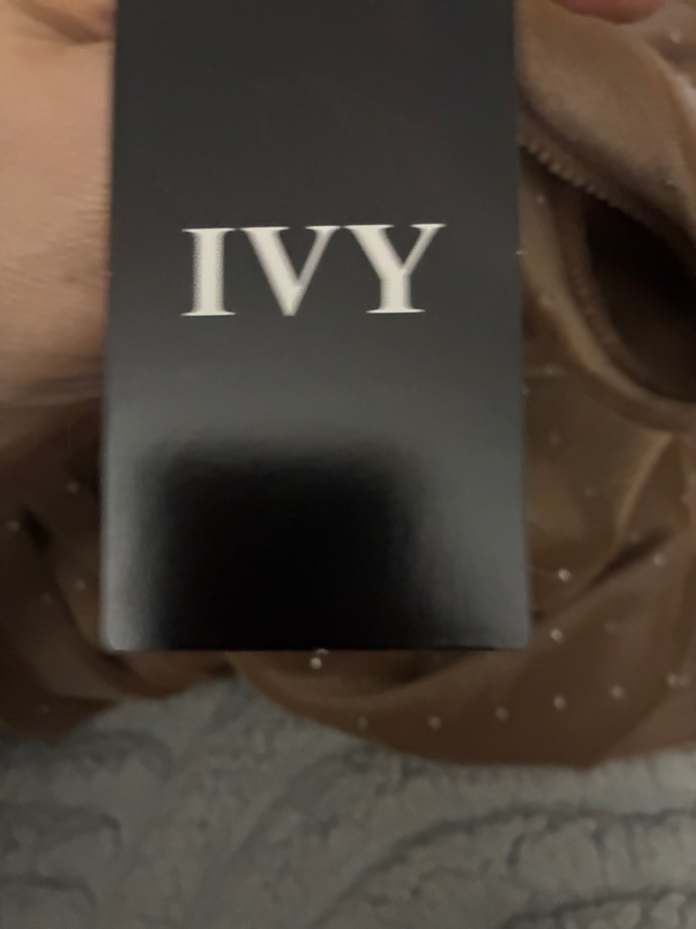 Brown Short-Sleeve Knot-Detail Sheath Dress - Picture 5 of 5